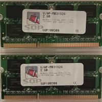 Ram Apple moduli 2 Gb DDR3 PC 1066