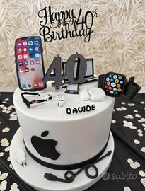 Torta scenografica Apple