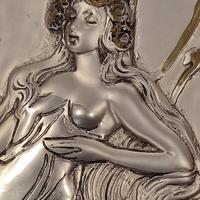 Quadro d'argento in bassorilievo
