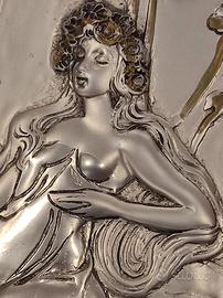 Quadro d'argento in bassorilievo