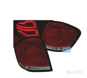 FANALI MERCEDES W164 05-08 BAR LED ROSSO FUMÈ