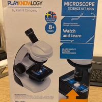 Microscopio ottico playknowlogy 800x scienze kit