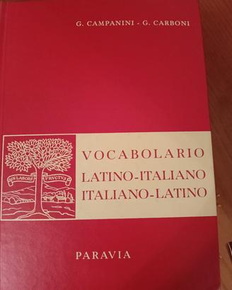 Vocabolario latino -i italiano 