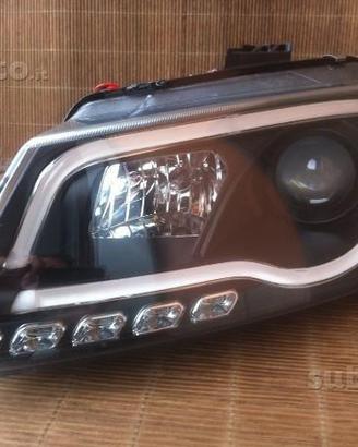 Coppia fari TubeLight DRL Audi A3 8P 08-12 neri