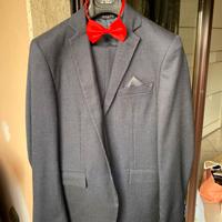 Abito completo 2pz uomo giacca e pantalone blu 48