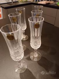 bicchieri flut in cristallo