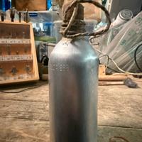 borraccia in alluminio per bici vintage 
