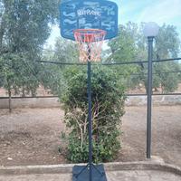 Canestro da basket regolabile