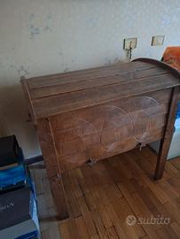 Madia/baule antico in legno