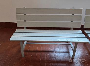 Panchine in ferro e legno 140 cm robuste