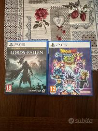 Sparking zero e Lords of the fallen ps5