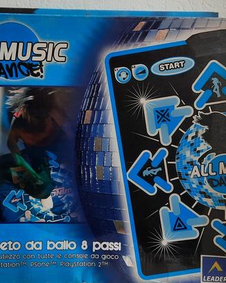 tappeto all music dance! ps1ps2 nuovo
