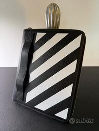 Off-White Organizer Portadocumenti in Pelle