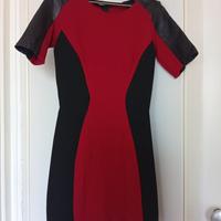 Miniabito rosso/nero vintage