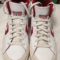 Converse Pro Blaze Uomo Bianche/Rosse
