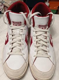 Converse Pro Blaze Uomo Bianche/Rosse