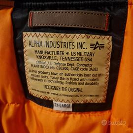 BOMBER ALPHA INDUSTRIES NUOVO XXL