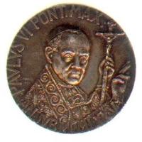 medaglia in argento Giubileo 1975 Paolo VI
