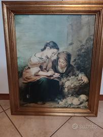 Quadro "la piccola fruttivendola"