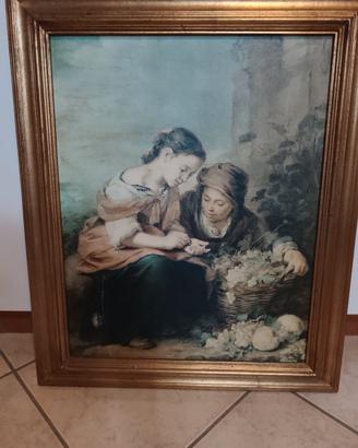 Quadro "la piccola fruttivendola"