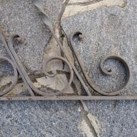 Ringhiera ferro battuto per scala