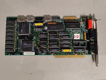 Scheda video di espansione slot ISA 8 Bit vintage