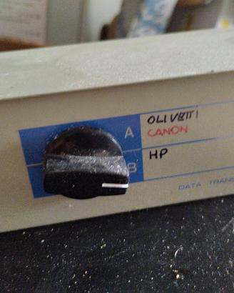 vecchio commutatore per stampanti hp Olivetti 
