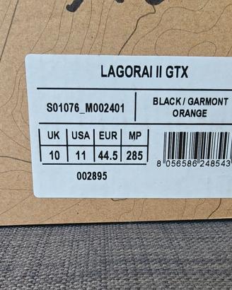 Scarponi Garmont  Lagorai II GTX - taglia 44,5
