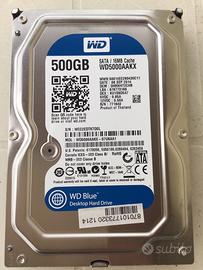 Hdd 500 gb di wd