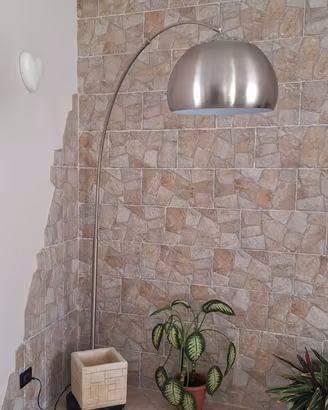 Lampada ad Arco Moderna in acciaio
