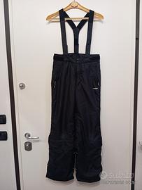 Pantaloni sci/snowboard neri Tg 12 anni 