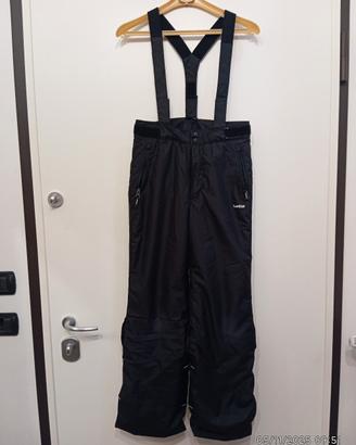 Pantaloni sci/snowboard neri Tg 12 anni 