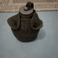 Borraccia anni'60 militare esercito in alluminio