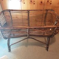 Culla vintage in bambù 