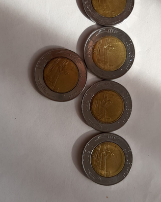 Monete da 500 lire - Repubblica Italiana