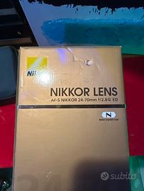 Nikkor lens afs 24-70 f2,8 g ed