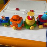Trenino con personaggi circo