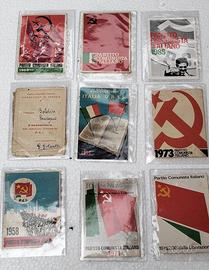 21 tessere P:C:I dal 1958 al 1998