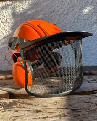 Casco Peltron con visiera e cuffie antirumore