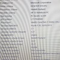 portatile hp 15