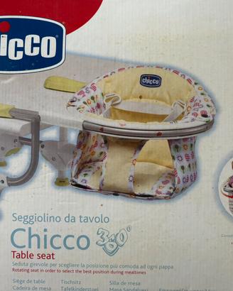 Seggiolino da tavolo Chicco 360° girevole
