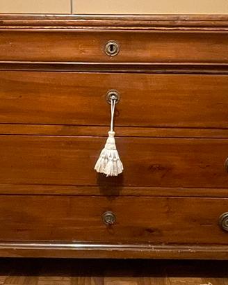 Como in legno 4 cassetti stile meta’ ottocento
