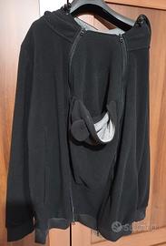 felpa gravidanza,cappotto a canguro porta bebè 