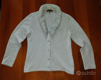 cardigan donna lana, cashmere e seta