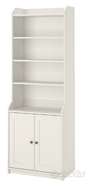 Libreria bianca con ante
