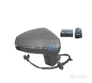 SPECCHIO COMPLETO DESTRO AUDI A3 8V 12-20