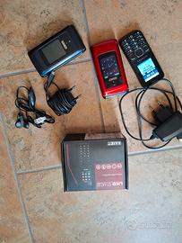 Telefoni cellulare vintage Alcatel e Saiet