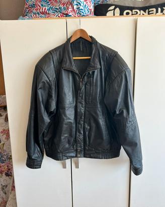 Bomber vintage in pelle