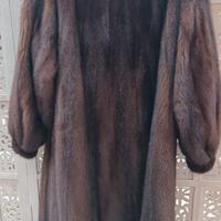 Pelliccia di visone pelli intere marrone
