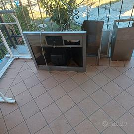 Cappa acciaio elettrica funzionante